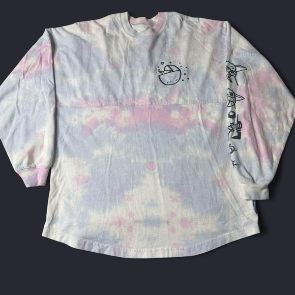 Disney Star Wars The Mandalorian Grogu Tie-Dye Spirit Jersey Small - Picture 1 of 7